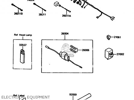 ELECTRICAL EQUIPMENT - AR125A3 1985 UNITED KINGDOM FR GR ST SD
