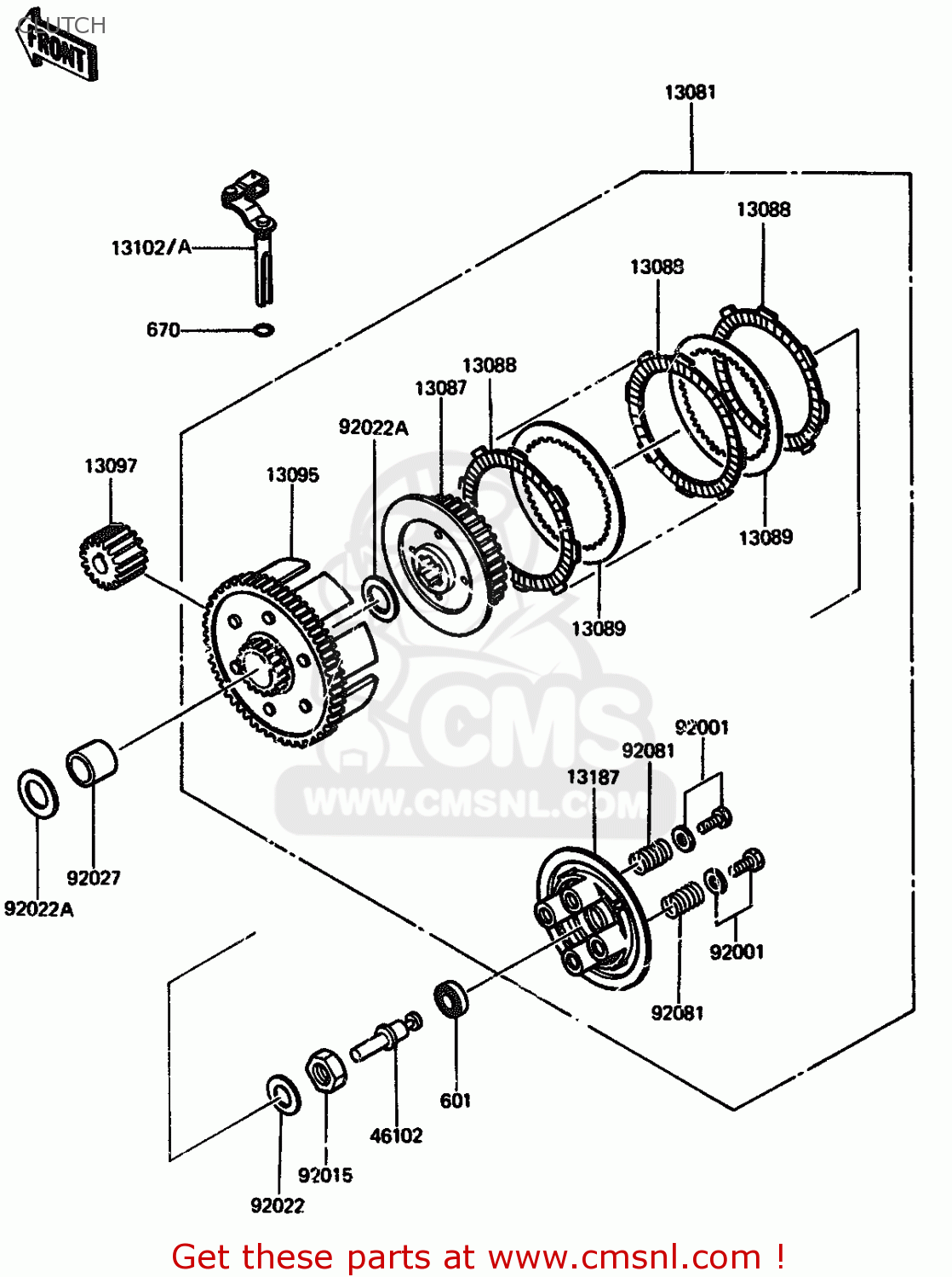 CLUTCH AR125A4 1986 UNITED KINGDOM GR NR SD ST