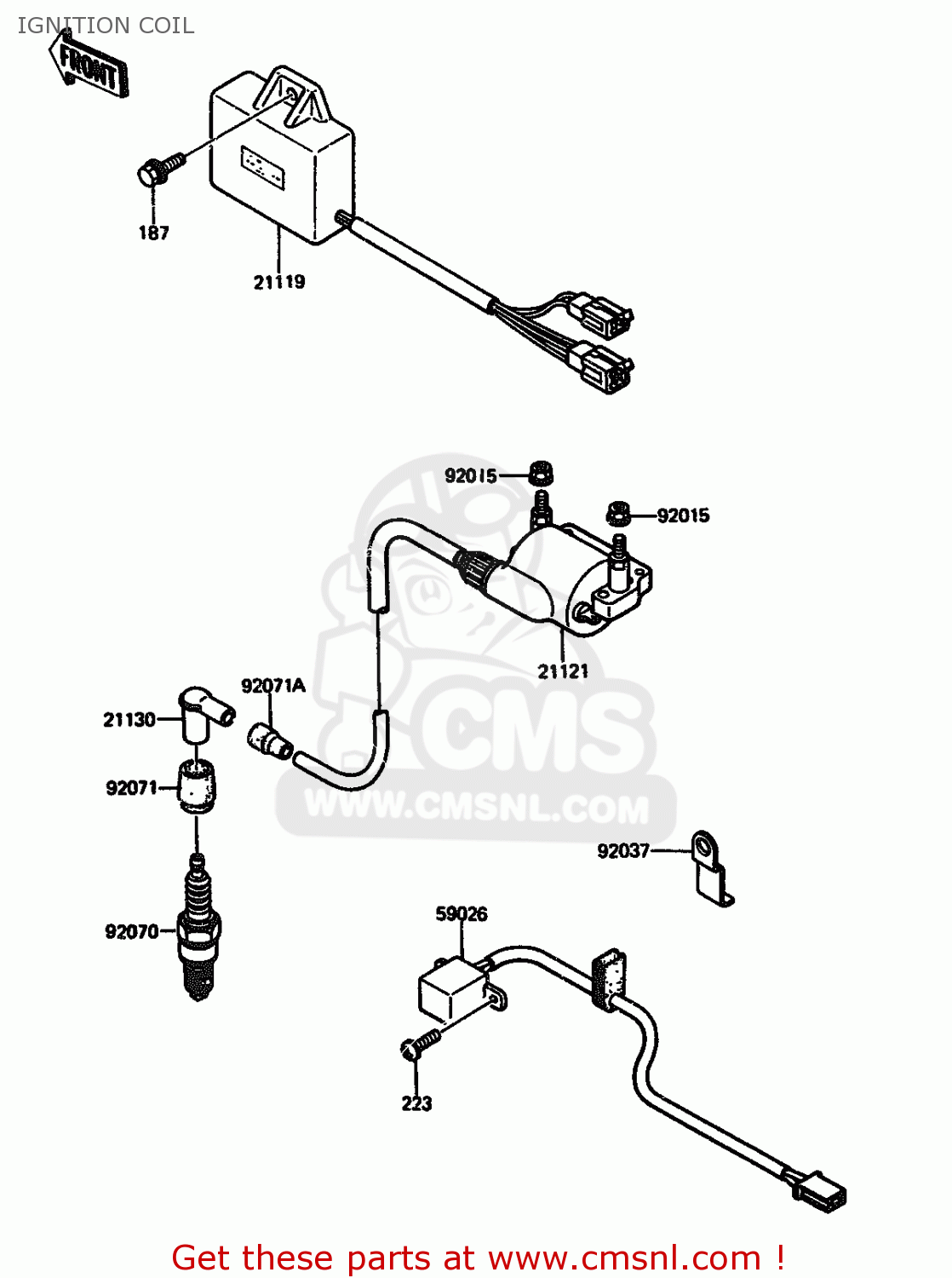 IGNITION COIL AR125A4 1986 UNITED KINGDOM GR NR SD ST