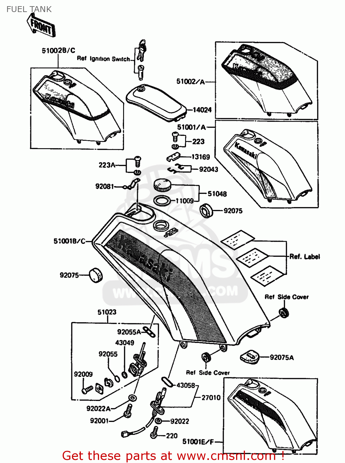 FUEL TANK AR125A4 1986 UNITED KINGDOM GR NR SD ST