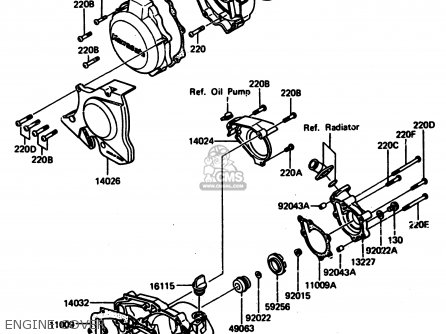 ENGINE COVER - AR125A4 1986 UNITED KINGDOM GR NR SD ST