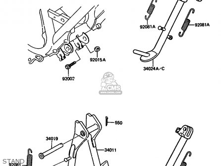 STAND - AR125A4 1986 UNITED KINGDOM GR NR SD ST