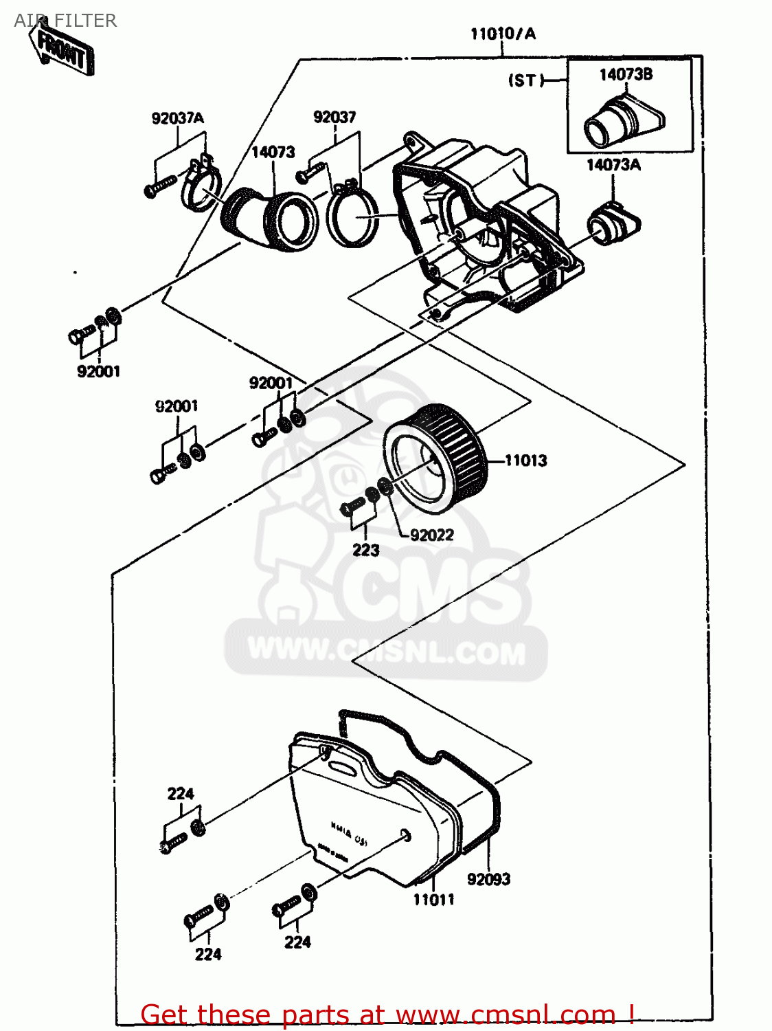AIR FILTER AR125A5 1987 UNITED KINGDOM GR NR ST