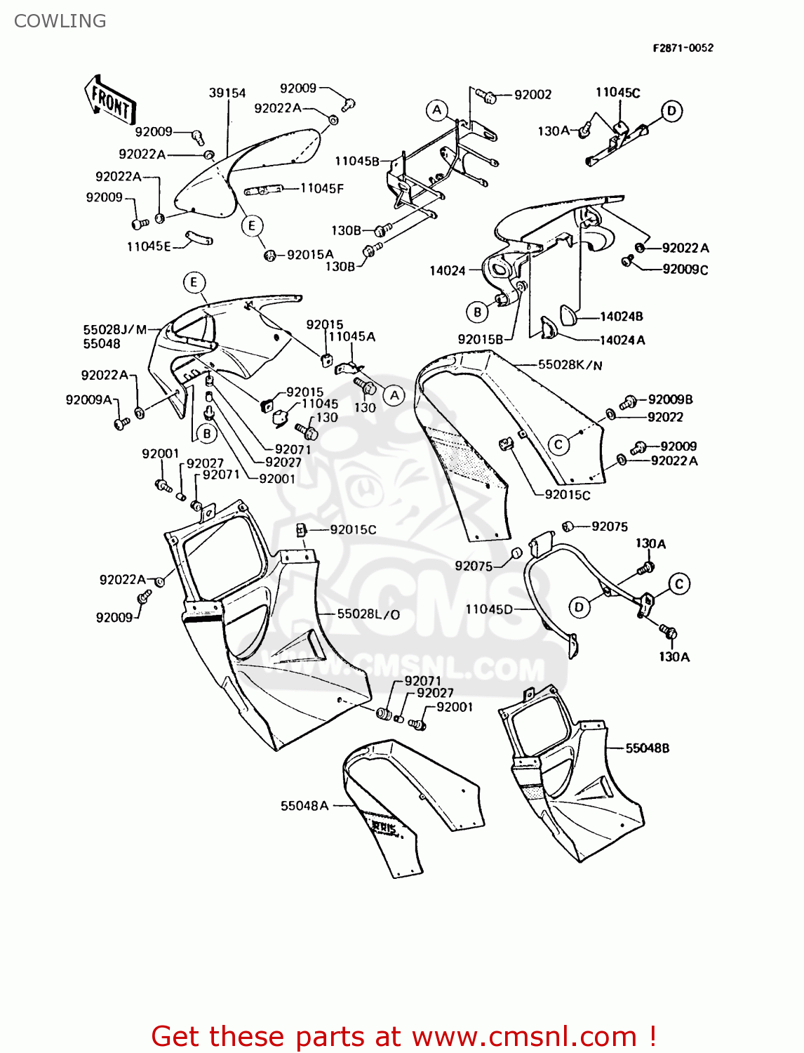 COWLING AR125A6 1988 UNITED KINGDOM GR NR