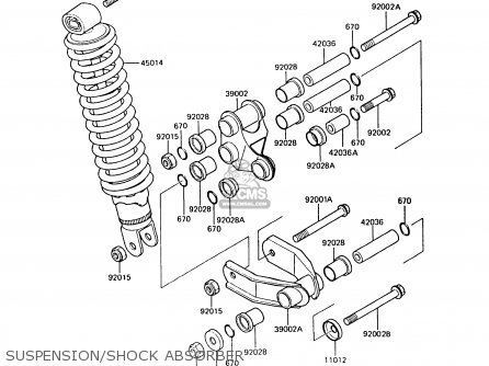 SUSPENSION/SHOCK ABSORBER - AR125A6 1988 UNITED KINGDOM GR NR