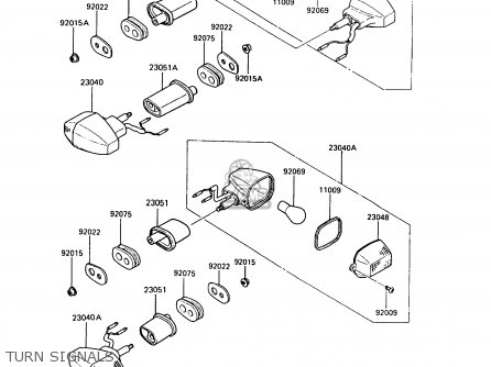 TURN SIGNALS - AR125A6 1988 UNITED KINGDOM GR NR