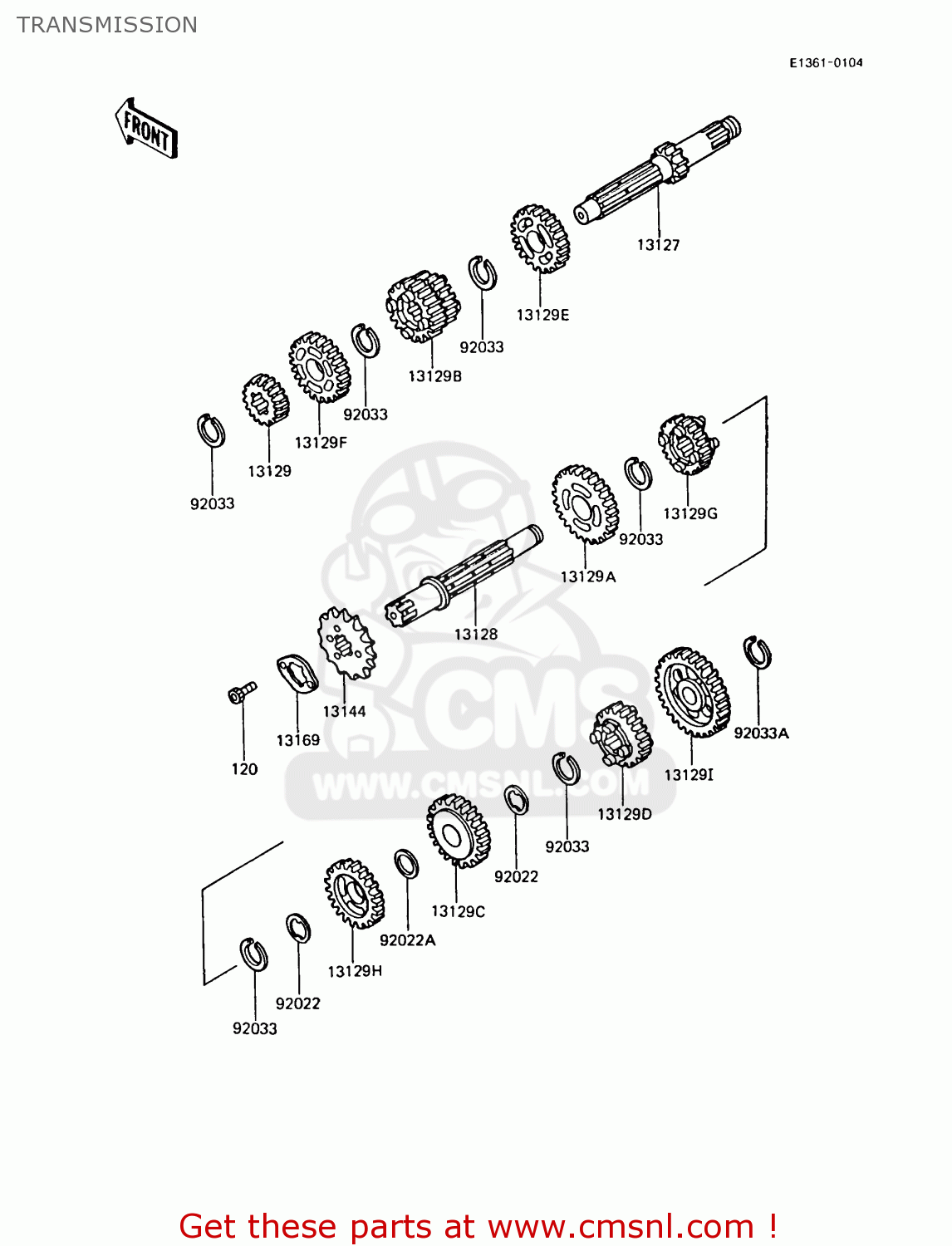 TRANSMISSION AR125A7 1989 UNITED KINGDOM GR NR