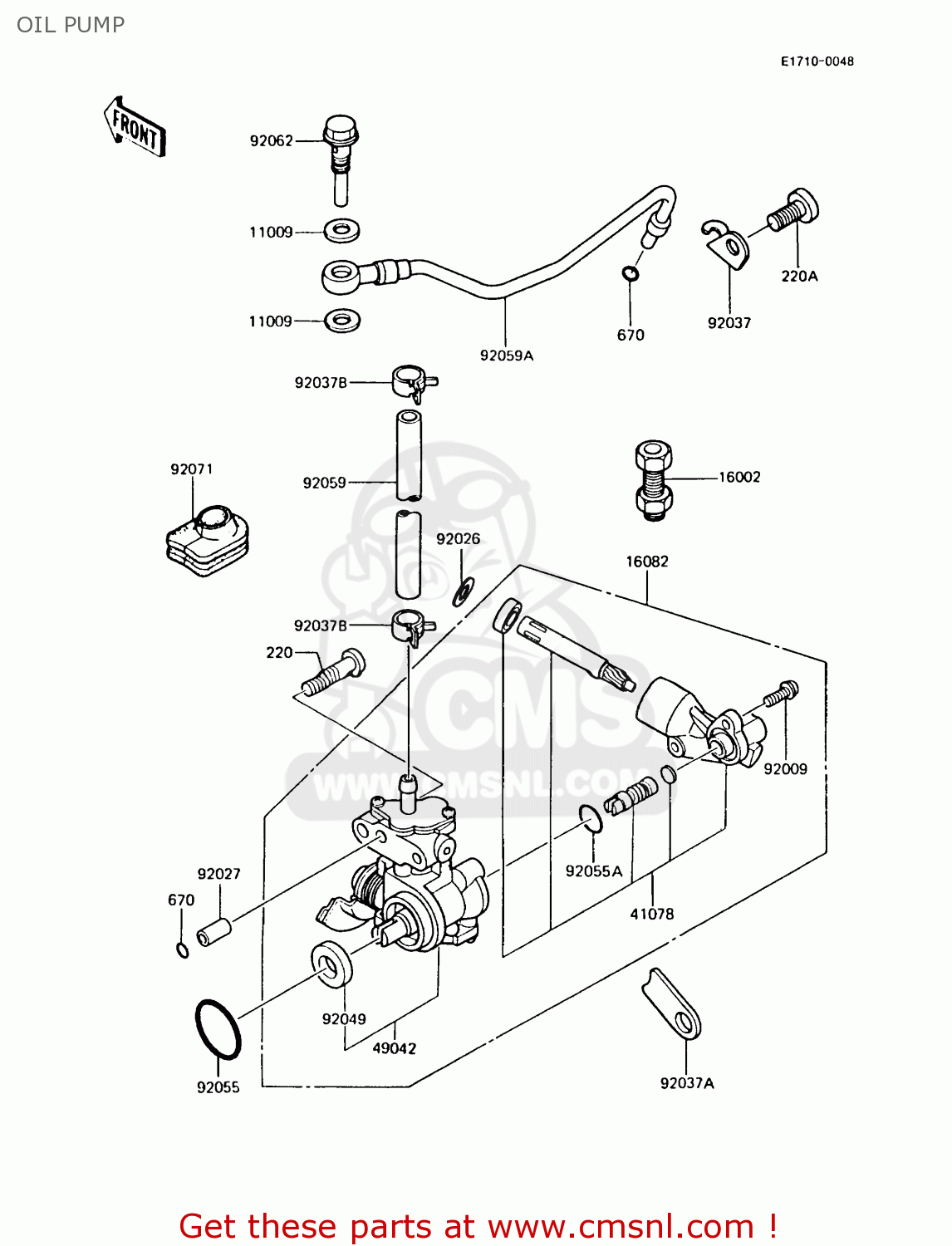 OIL PUMP AR125A7 1989 UNITED KINGDOM GR NR