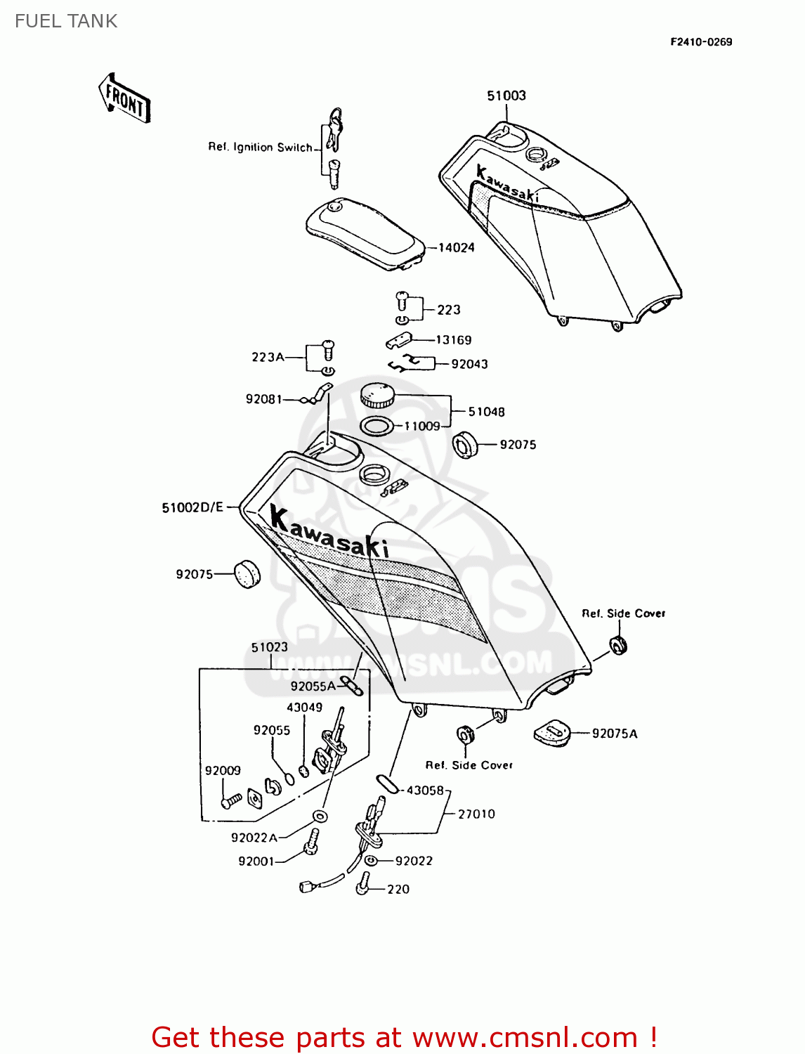 FUEL TANK AR125A7 1989 UNITED KINGDOM GR NR
