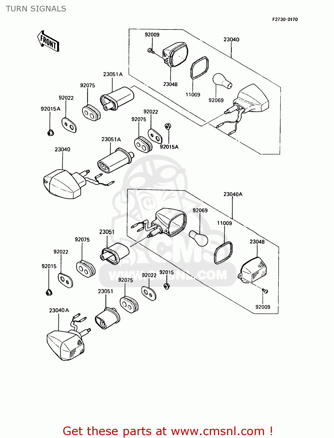 TURN SIGNALS AR125A7 1989 UNITED KINGDOM GR NR