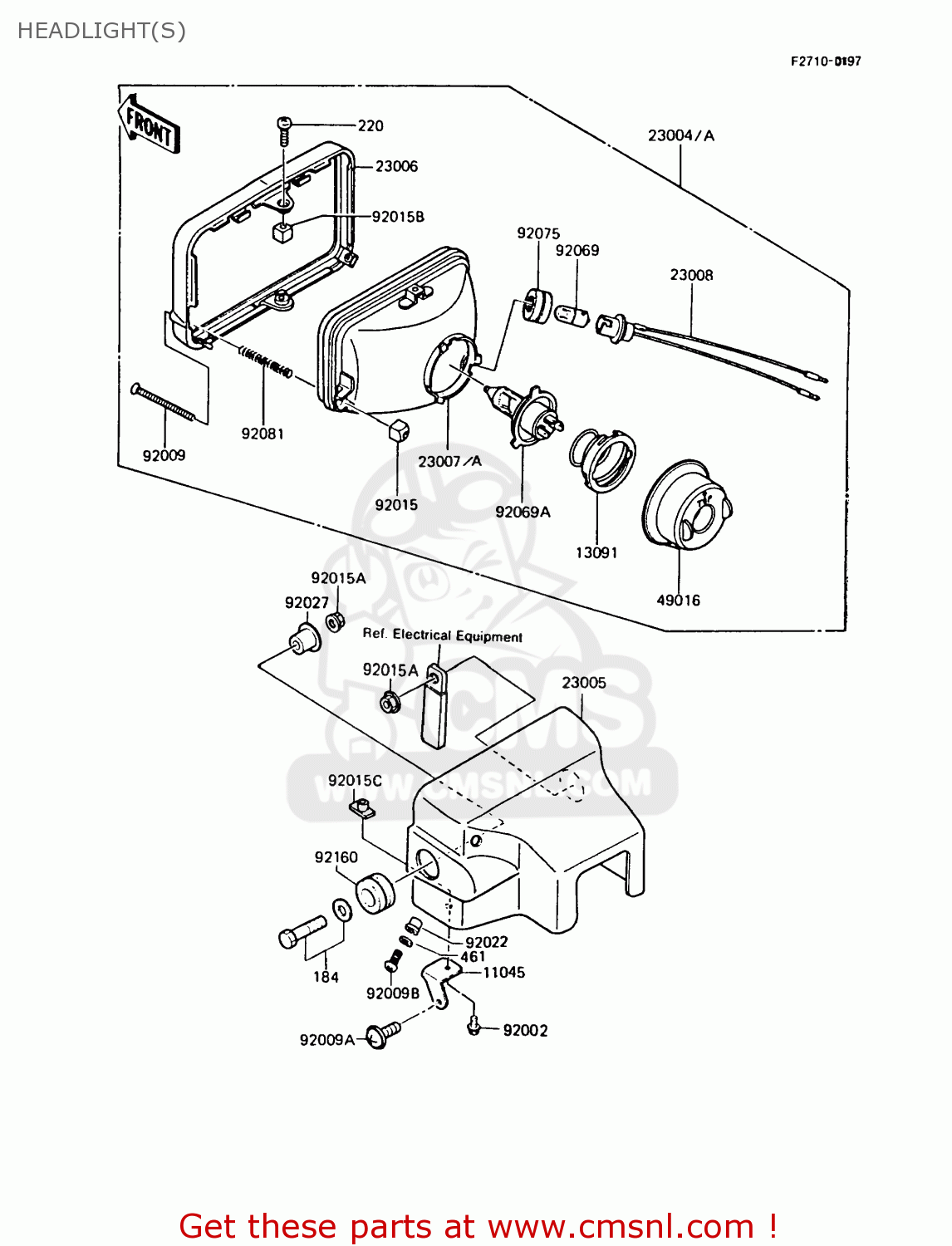 HEADLIGHT(S) AR125A8 1990 UNITED KINGDOM GR NR