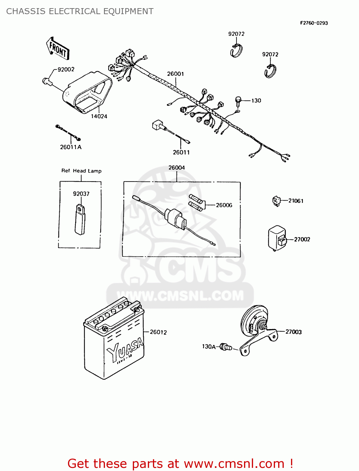 CHASSIS ELECTRICAL EQUIPMENT AR125A8 1990 UNITED KINGDOM GR NR