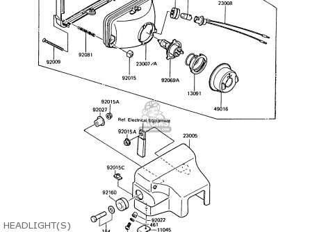 HEADLIGHT(S) - AR125A8 1990 UNITED KINGDOM GR NR