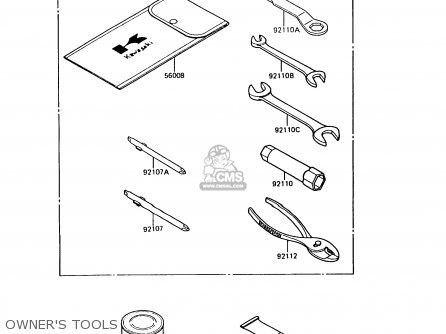OWNER'S TOOLS - AR125A8 1990 UNITED KINGDOM GR NR