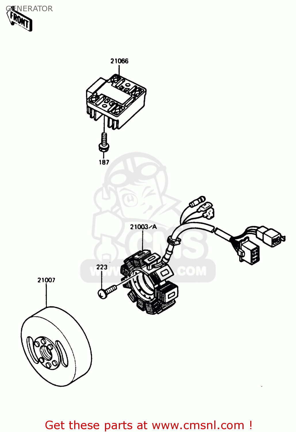 GENERATOR AR125B1 1984 FRANCE