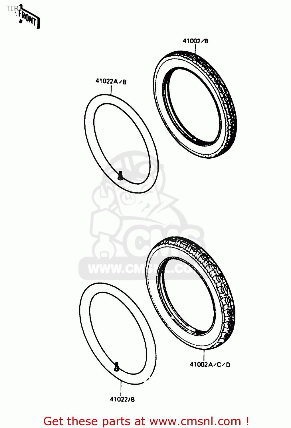 TIRE AR125B1 1984 FRANCE