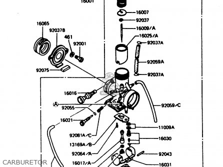CARBURETOR - AR125B1 1984 FRANCE