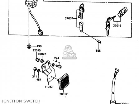 IGNITION SWITCH - AR125B1 1984 FRANCE