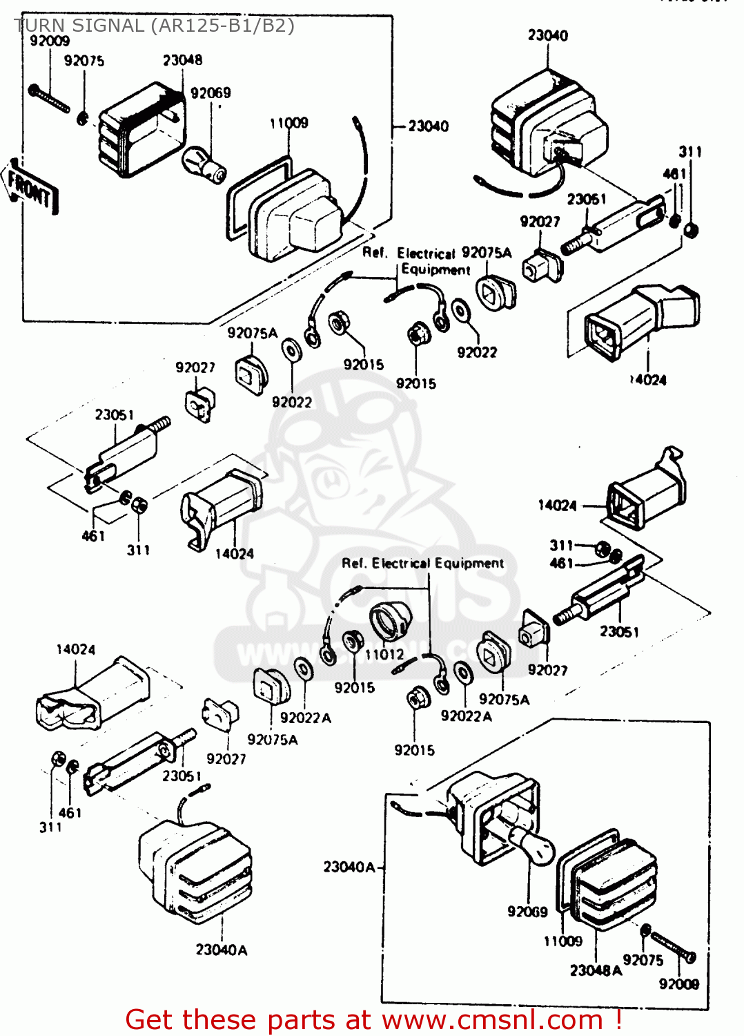 TURN SIGNAL (AR125-B1/B2) AR125B2 1985 FRANCE