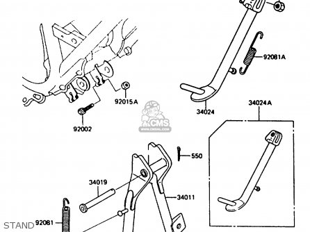 STAND - AR125B2 1985 FRANCE