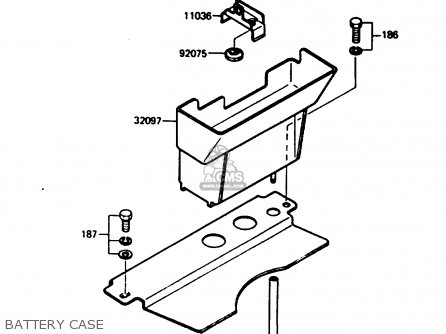 BATTERY CASE - AR125B2 1985 FRANCE