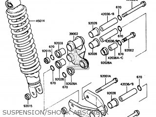 SUSPENSION/SHOCK ABSORBER - AR125B2 1985 FRANCE