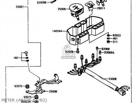 METER (AR125-B1/B2) - AR125B2 1985 FRANCE
