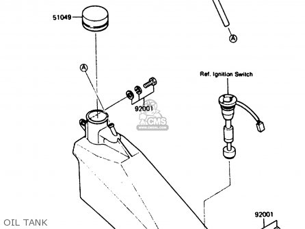 OIL TANK - AR125B2 1985 FRANCE
