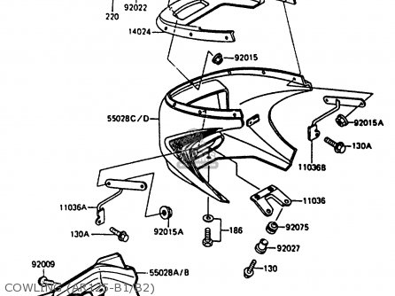 COWLING (AR125-B1/B2) - AR125B2 1985 FRANCE