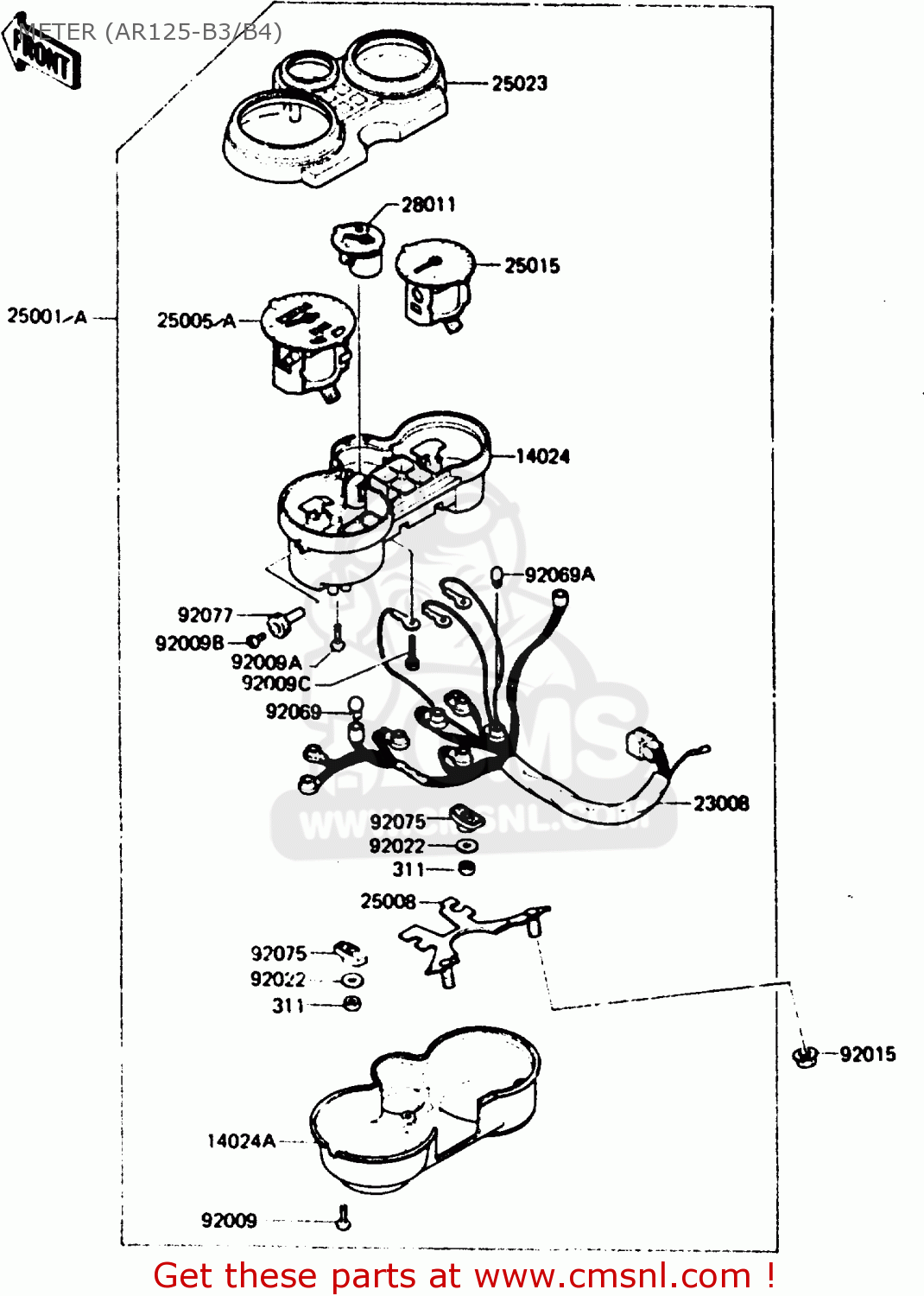 METER (AR125-B3/B4) AR125B3 1986 UNITED KINGDOM FRANCE