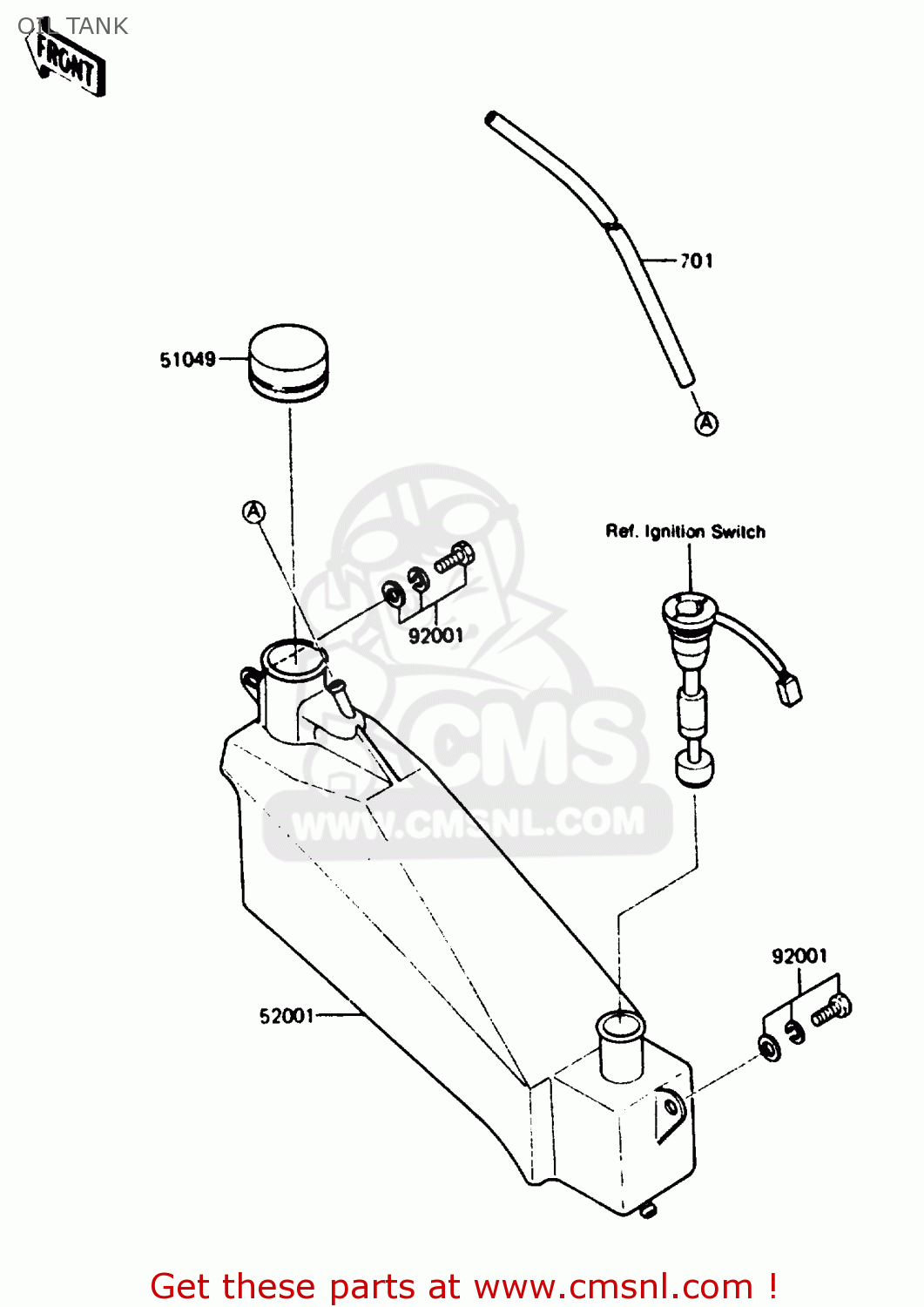 OIL TANK AR125B3 1986 UNITED KINGDOM FRANCE