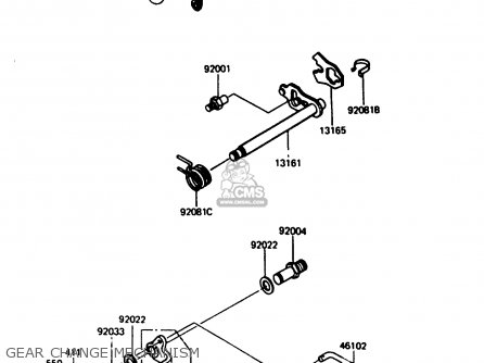 GEAR CHANGE MECHANISM - AR125B3 1986 UNITED KINGDOM FRANCE
