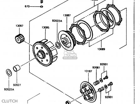 CLUTCH - AR125B3 1986 UNITED KINGDOM FRANCE