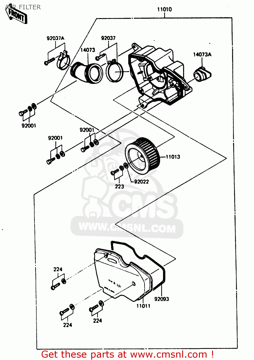 AIR FILTER AR125B4 1987 UNITED KINGDOM FRANCE