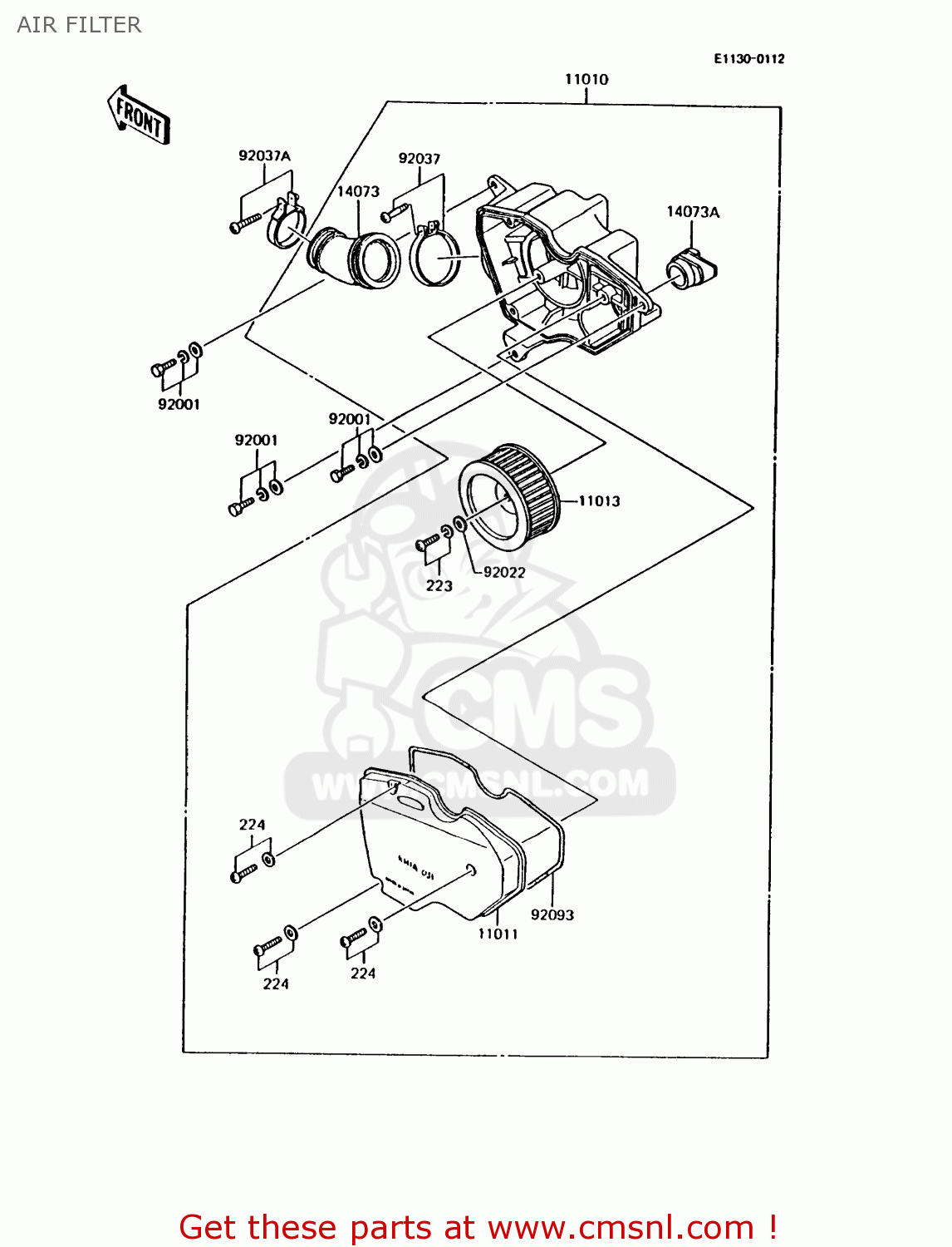 AIR FILTER AR125B5 1988 UNITED KINGDOM