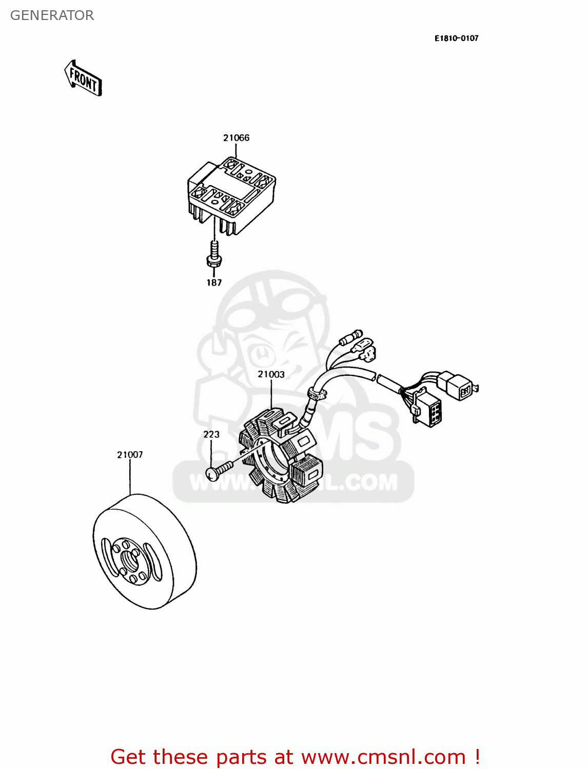 GENERATOR AR125B5 1988 UNITED KINGDOM