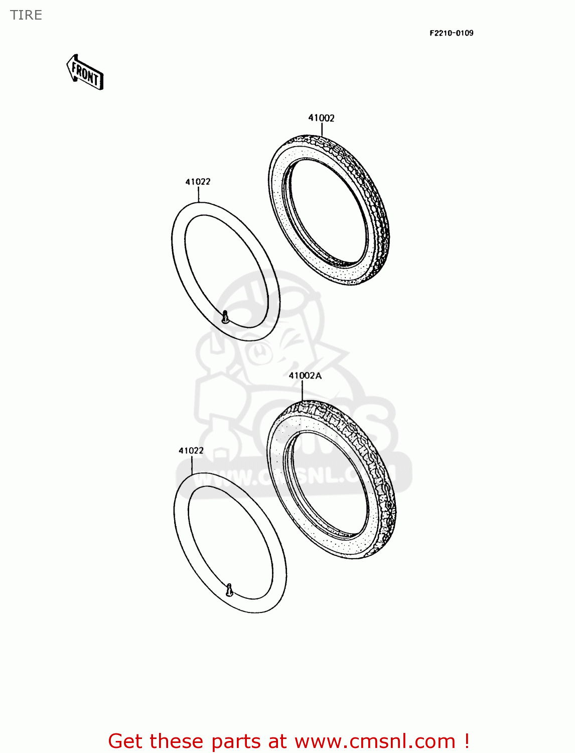 TIRE AR125B5 1988 UNITED KINGDOM