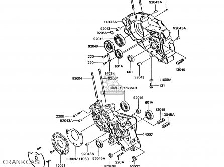 CRANKCASE - AR125B5 1988 UNITED KINGDOM