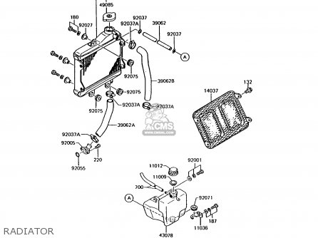 RADIATOR - AR125B5 1988 UNITED KINGDOM