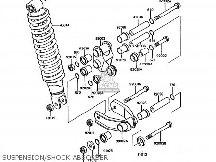 SUSPENSION/SHOCK ABSORBER - AR125B5 1988 UNITED KINGDOM