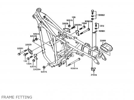 FRAME FITTING - AR125B7 1990 UNITED KINGDOM