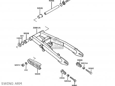 SWING ARM - AR125B7 1990 UNITED KINGDOM