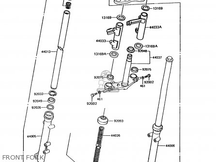 FRONT FORK - AR125B7 1990 UNITED KINGDOM