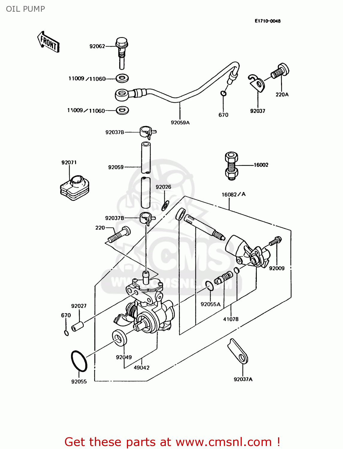 OIL PUMP AR125B8 1991 UNITED KINGDOM