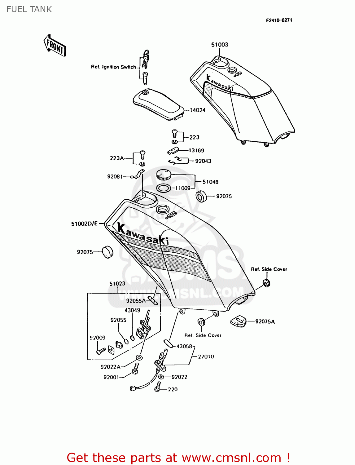 FUEL TANK AR125B8 1991 UNITED KINGDOM