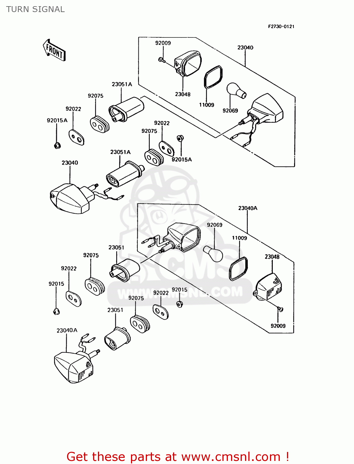 TURN SIGNAL AR125B8 1991 UNITED KINGDOM