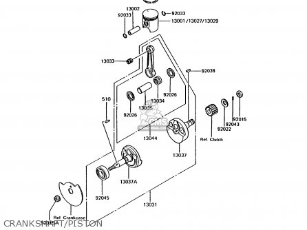 CRANKSHAFT/PISTON - AR125B8 1991 UNITED KINGDOM