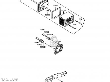 TAIL LAMP - AR125B8 1991 UNITED KINGDOM