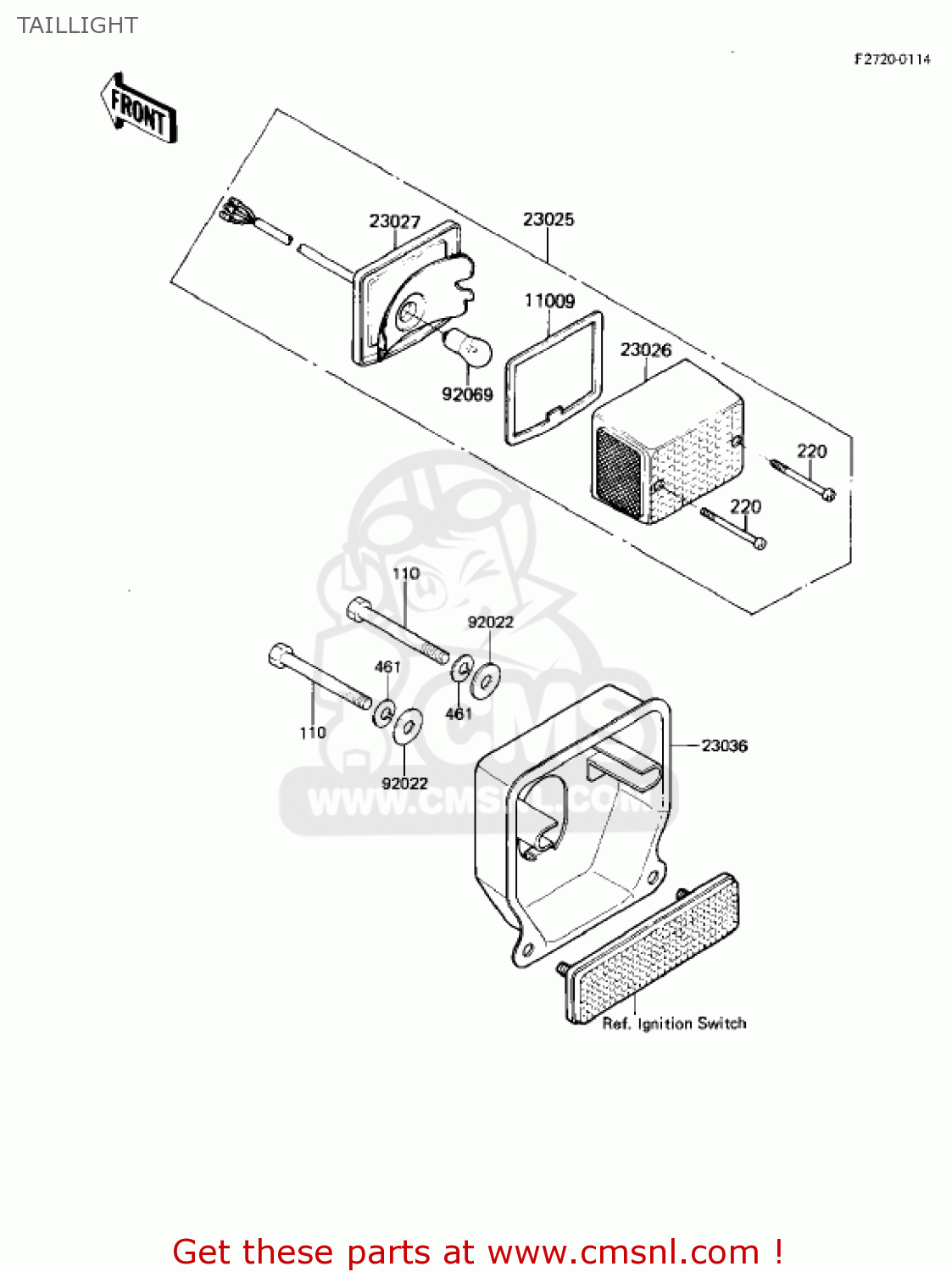 TAILLIGHT AR50A1 1982 USA