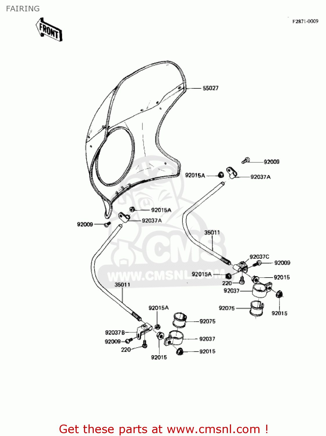 FAIRING AR50A1 1982 USA
